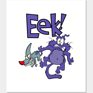 Eek and Sharky Posters and Art